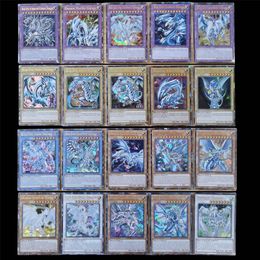 72PCS Yu Gi Oh Japanischer Anime 72 verschiedene englische Karte Flügel Drache Riesensoldat Himmelsdrache Flash-Karte Kinderspielzeug Geschenk 220725