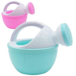 toy watering can kids UK - 1PCS Baby Bath Toy Colorful Plastic Watering Can Watering Pot Beach Toy Play Sand for children Kids Gift315U
