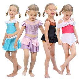 Fashion Girls Swimwear Custume Summer Crop Top Vest Tanks + Shorts Two Piece Outfits Cosplay Costume Swimsuit Child Girl Bathing Suit Beach Meeting the Wishes
