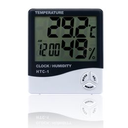 Large-screen household thermometer humidor high-precision indoor electronic with alarm clock KL0022