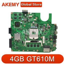 Motherboards Laptop Motherboard For ASUS X45V X45VD 100% Tested W/ GT610M GPU 4GB RAM HM76 SLJ8EMotherboards