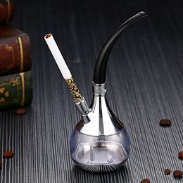 Shisha Pipe Design Zinc Alloy Tobacco Filter Cigarette Holder Smoking Hookah Pipe Tobacco Pot Smoking Washable