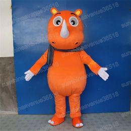 Halloween rhinoceros Mascot Costume Cartoon theme character Carnival Unisex Adults Size Christmas Birthday Party Fancy Outfit