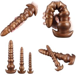 Nxy Anal Toys Sex Shop Beads Big Butt Plug Vaginal Balls Anus Dilator Prostate Massage Bdsm Adult Games for Women Men Gay 220506