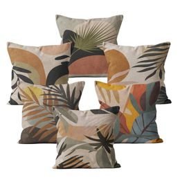 Pillow Case Scandinavian Decoration 45 45 40 40 Pillow Case Home Decor Nordic Decorative Linen Cushion Cover for Sofa Outdoor Pillowcase 220623