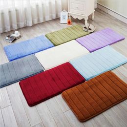 Carpets Zeegle Living Room Rectangle Carpet Fleece Absorbency Memory Foam Floor Bath Mat Bedroom Rug Anti-slip Bathroom RugCarpets