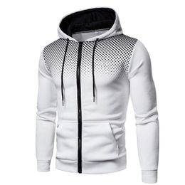 Men's Jackets Jacket Winter Warm Zipper Casual Hooded Coats Outdoor Solid Colour Windbreaker Male Fashion Clothing