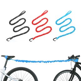 Outdoor Bicycle Traction Rope Nylon Parent-Child MTB Bike Portable Elastic Tow Rope Kid Ebike Safety Equipment With Storage Bag