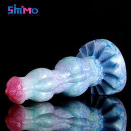 SMMQ Double Knot Dildo With Suction Cup Dildos For Women Men Beads Anal Butt Plug Soft Silicone sexy Toy Adult 18 Shop