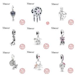 925 Silver Fit Pandora Charm 925 Bracelet best friend shoe Pendant charms set Pendant DIY Fine Beads Jewelry