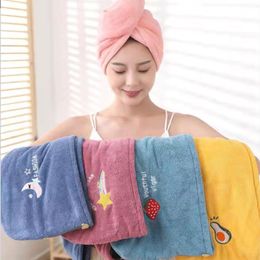 Towel Practical Women Softness Microfiber Shower Bath Hats For Dry Hair Cap Rapid Drying Thickened Lady Turban HeadTowel