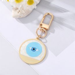 Multicolor Enamelled Evil Eye Keychains Handbag Decoration Keychain