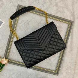 Crossbody Handbags Women Shoulder Bags Totes Black Calfskin Caviar Claic Diamond Quilted Bag Chains Double Flap Medium Leather Cro Body
