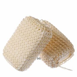 Natural Bath Sisal Sponge Exfoliating Shower Sponge Remove the Dead Skin for Home Hotel Bathroom 14*10cm RRB14907