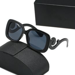 2022 Summer New arrival Sunglasses Metal Frame Brand Designe Pattern Letter Legs Glasses For Women Goggles Oversized Sun Glasses Shades UV400