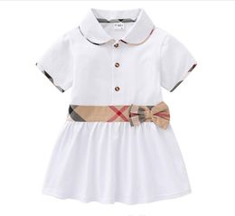 -Новый 2022 летняя мода детская одежда для девочек -платье с вышивкой бренд в стиле писем с коротким рукавом для девочки Princess Press Q25