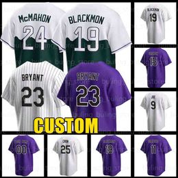 23 Kris Bryant Baseball Jersey Colorado Connor Joe Charlie Blackmon Rockies C.J. Cron City Connect Randal Grichuk Jose Iglesias Daniel Bard Alan Trejo Jerseys