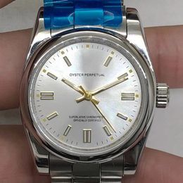 High quality mens log watch luxury Jewellery arch platinum 31mm luminous automatic mechanical watch Wristwatches
