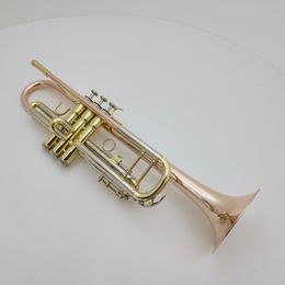 Advanced High Quality Falling Tune Bb Trumpet Lacquer gold Trumpet Instrument Professional Mouthpiece And Case