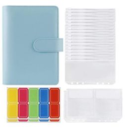 Notepads Binder Bags A6 With Leather Cover 6 Rings Budget Cash Envelope Money Saving BinderNotepads