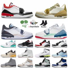 OK 2023 Fashion Legacy 312 Low Basketball Shoes Womens Mens Black Toe Olive Gold Tones 25th Anniversary Bred Cement Storm Blue Jumpman Pink Foam Trainers Sneakers