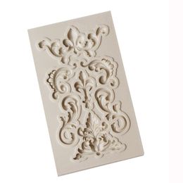 Lace Vine Border Silicone Resin Baking Moulds Cake Decorating Tools Pastry Kitchen Baking Accessories Fondant Molds W1