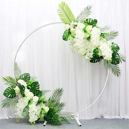 Wedding Arch Frame Party Arch Iron Circle For Decoration Background Wrought Round Balloon Flower Ring