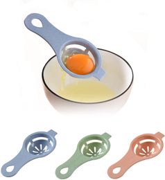キッチンツール3ピース卵セパレーターエッグ黄色の白いセパレーター卵白セパレーターの卵白セパレーターの卵白のストレーナーフィルターの分割卵のセパレーターツールベーキングガジェット