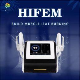 Great quality abdomens training body shaping weight loss ems muscle building machine 2 handles air cooled