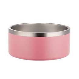 Dog Bowls 32oz 64oz Stainless Steel Tumblers Double Wall Pet Food Bowl Large Capacity 64 oz Pets Supplies Mugs C0811G03291r