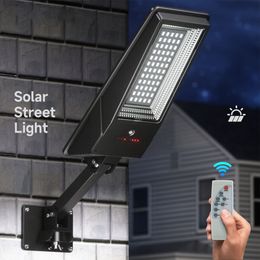 LED Solar Street Light Outdoor Motion Sensor Light Control Waterproof Human Induction Garden Balcony Yard Lighting Wall Lamp