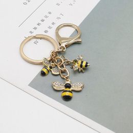 3 Cute Lnsect Little Wasp Keychains, Metal Bee Lobster Chain Keychains, Bee-loving Jewelry, Gifts For Ladiesinsect