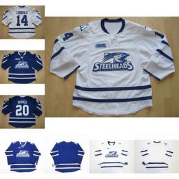 Uf Mississauga Steelheads 20 Graves 14 Cobbold Mens Womens Youth 100% Embroidery cusotm any name any number Hockey Jersey Cheap Fast Shipping