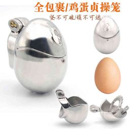 NXY Chastity Device New Men's Stainless Steel Full Surround Weight bearing Egg Lock Fun Adult Products Cb6000 0416