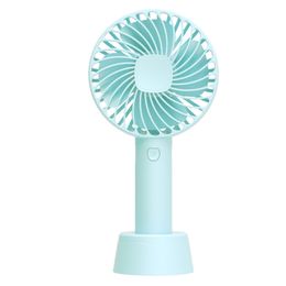 2022 Newest Rechargeable Mini Fan Hand Held Party Favour 1200mAh USB Office Outdoor Household Desktop Pocket Portable Travel Electrical Appliances Air Cooler