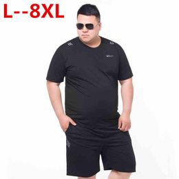 Men's T-Shirts 10XL 8XL PLUS SIZE 5XL 4XL Summer Short T Shirt Brand Cotton Comfortable Male T-shirt Print Tshirt Men ClothingMen's