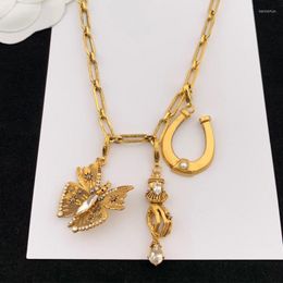 Charm Bracelets Fashion Decadent Aesthetics Skull Butterfly Bangle Vintage Gold Color Punk Jewelry For Women Men Kent22