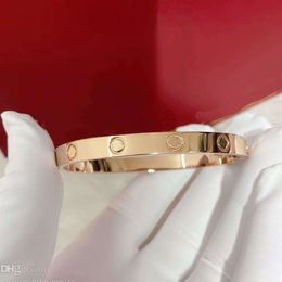 Designer Jewelry Bracelet with screwdriver Fashion Bangle screw design gold for women plus size diamond nail silver 6mm wide 8 inch mini tool womens bracelets woman
