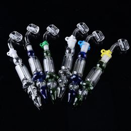 Nector Collector Wholesale 10mm 14mm male joint style Available Smoking Accessories With Quartz Nail Foam Packaging Dab Wax Rigs mini Glass Tobacco Pipes NC20