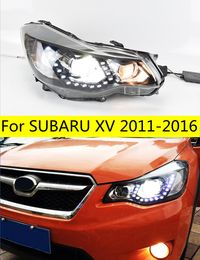 Head Lamp For SUBARU XV LED Headlight 2011-16 LED Daytime Lights High Beam Halogen Bulb Signal Light