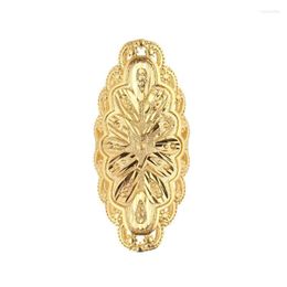 Wedding Rings Ethiopian Gold Color Flower Free Size Finger Ring For Women Trendy African Arabian Jewelry Gift Wynn22
