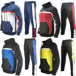 Mens Sportswear Tracksuits cal￧as de techwearwear sportwear cal￧a de pico de pista de pico pain￩is cardigan casaco homens mans asi￡ticos szie m/l/xl/2xl/3xl p80