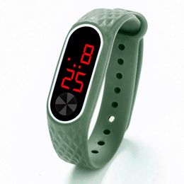 Men Electronic Watch LED Digital Display Sports for PU Strap Elegant Casual Wristwatch Bracelet Relogio Drop Ship