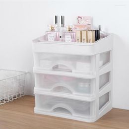 Multifunction Desktop Thickened Jewellery Organiser Quality Plastic Cosmetic Storage Box Eco-Friendly Receiving Drawer Boxes & Bins