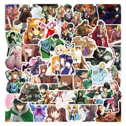 New Waterproof 10/30/50PCS The rising of the shield hero Anime Stickers Motorcycle Laptop Bike Phone Car Guitar Graffiti Decals Sticker Kid Toy sticker