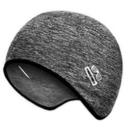 Cycling Caps & Masks Cap Windproof Thermal Ski Running Skiing Fleece Fabric Motorcycle Snug Riding Hat Helmets Equipment
