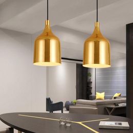 Pendant Lamps Post-Modern Bell LED Lighting Creative Personality 1Head Fixture For Living Room Bar Luxurious DroplightPendant