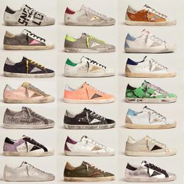 2023 sneakers superstar doold dirty sports shoes golden fashion men women Ball Star casual shoes white leather flat shoe Quality luxury 35-46