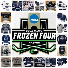 Xflsp 2022 College Frozen Four Penn State Nittany Lions Hockey Jersey 25 Guy Gadowsky Jerseys 31 Peyton Jones 24 Vince Pedrie Evan Barratt 8 Eamon