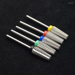 Nail Art Equipment Super Tapered Carbide Drill Bits With Cut 3/32" Two-Way 5 In 1 Bit Accessories Milling Cutter For Manicure Prud22